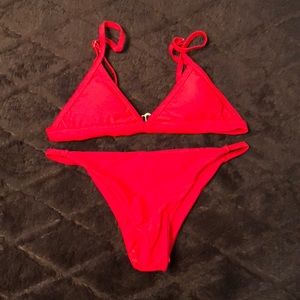 Red Bathing Suit